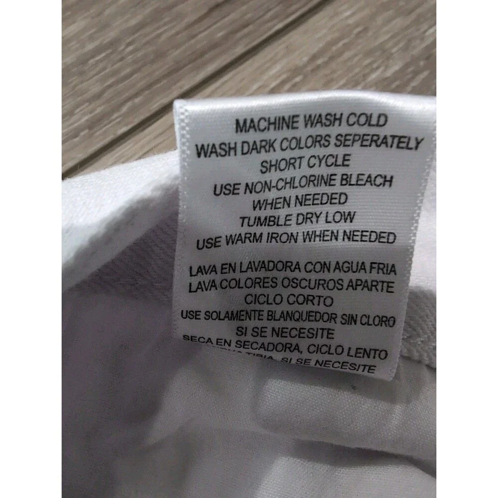 VINTAGE GENES BLACK LABEL SLIM FIT COMFORT  WHITE DENIM JEANS MEN'S SZ 38X30 EUC